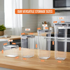 30-Pack Airtight Pantry Containers – Stackable Food Storage Set 🥫🗂️