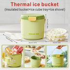 2-in-1 Ice Maker & Storage Bucket – Makes 40 Cubes, Insulated & Portable 🧊🪣