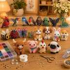 DIY 3D Mini Animal Kit – Beginner-Friendly Craft Set 🧩🐾