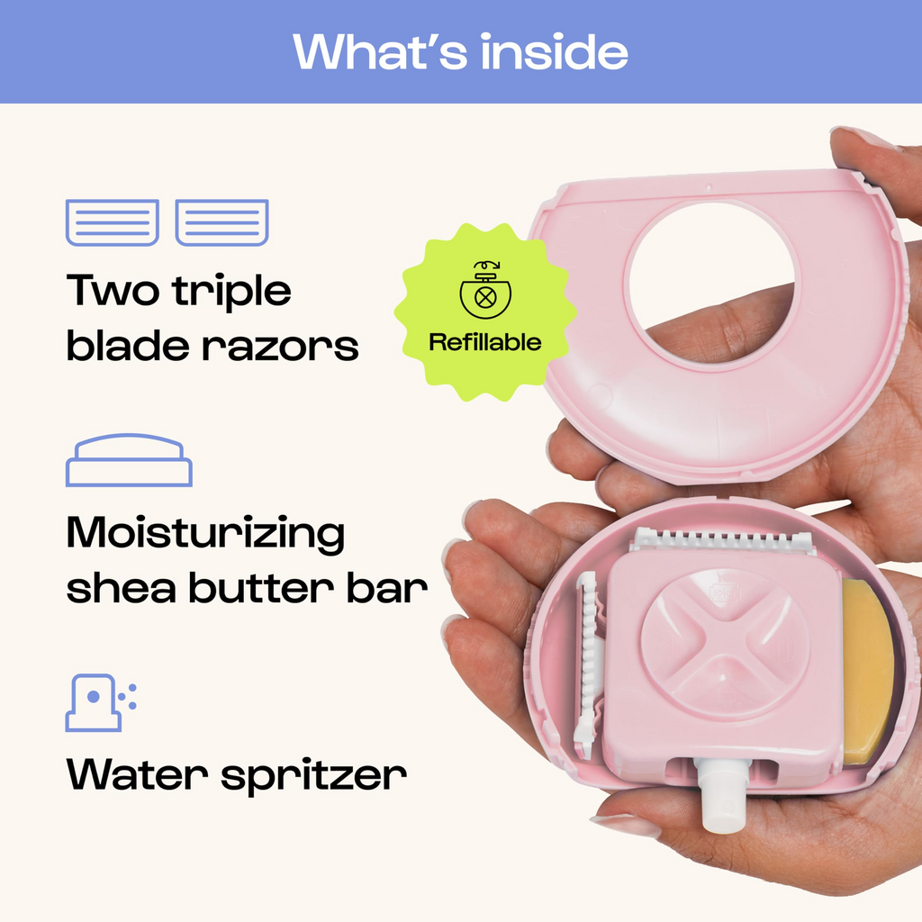 All-in-One Travel Razor Kit – TSA Approved, Triple-Blade 🪒✨