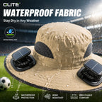 Solar Cooling Hat with Dual Fans – Wide Brim & USB Rechargeable 🌞🧢