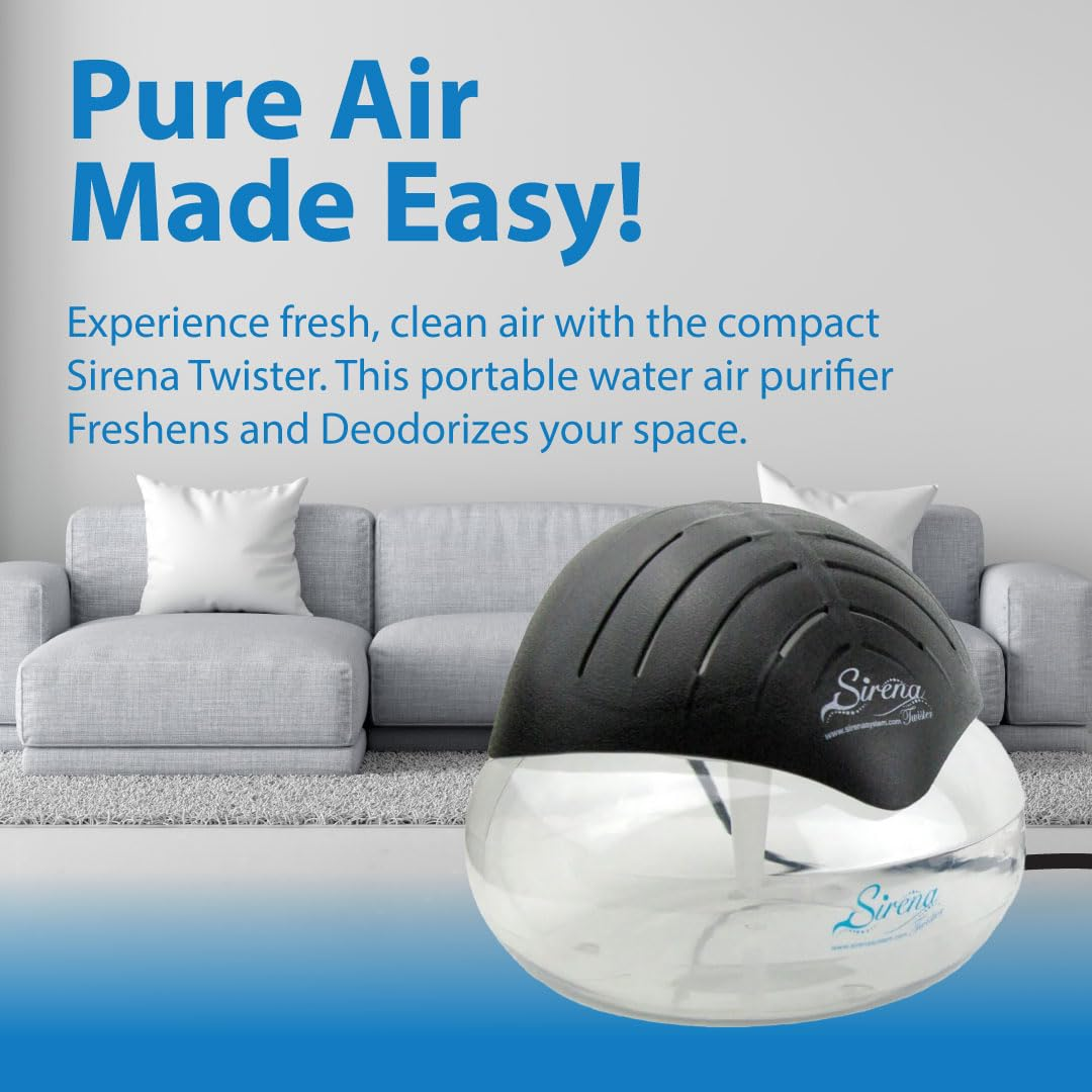 🌺flash sale🆘Sirena Twister Air Purifier with Water Filter & LED Night Light