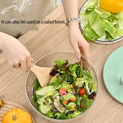 Salad Spinner & Chopper – Wash, Spin, Slice &Serve in One Bowl 🥗✨