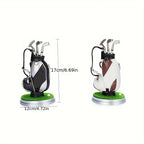 Golf Pen Holder with 3 Pens – Unique Office Desk Decor ⛳✒️