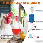 35& 50 pcs Automatic Poultry Waterer Cups – Gravity-Fed, Leak-Proof 🐔💧