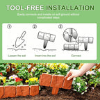 Imitation Stone Garden Edging – Flexible & Tool-Free 🌿🪨