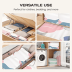 No‑Pump Vacuum Storage Bags – 3‑Second Compression, 80% Space Saved 🧳💨