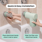Bath Tub Filter – Reduces Chlorine & Irritants, BPA-Free, Easy Install