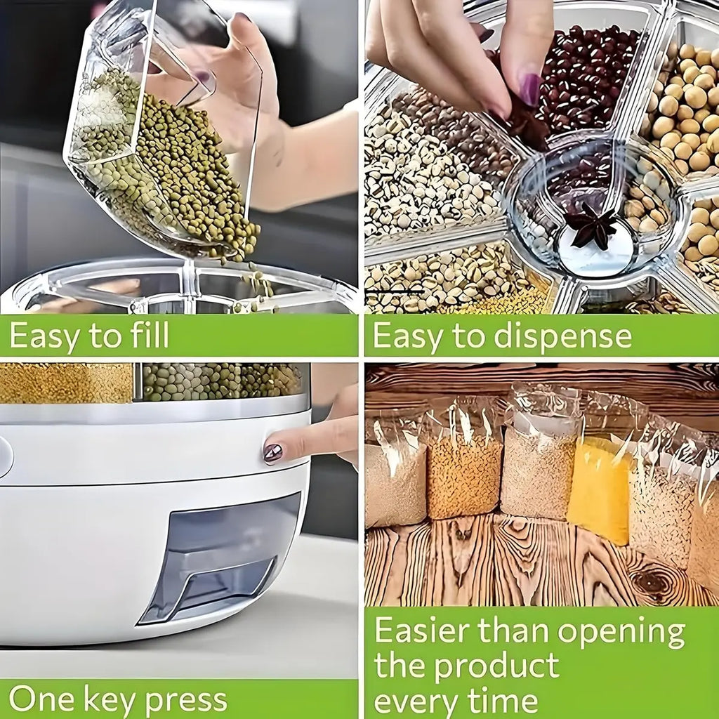 🌾Summer limited-time offer: Buy one, get one free🌾Grain Storage Container Dispenser