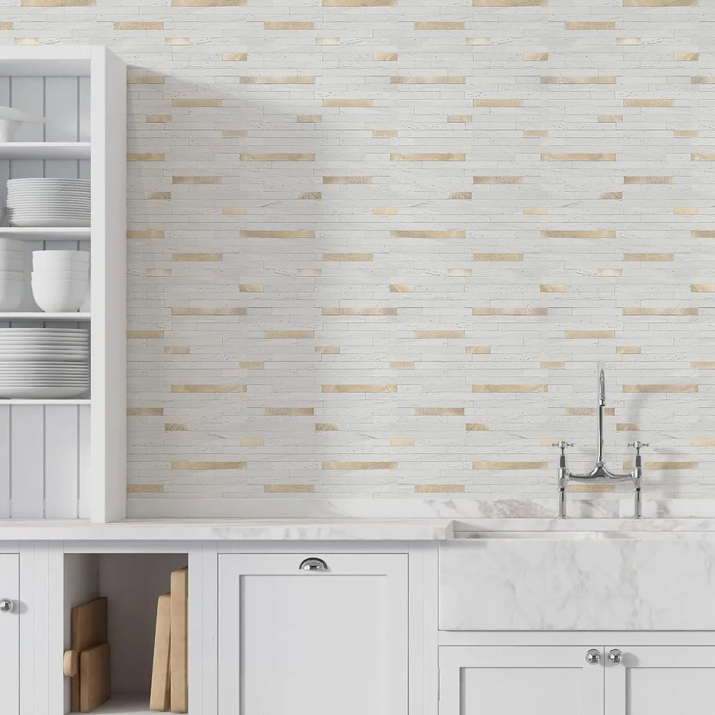 Peel &Stick Backsplash Tiles – Waterproof, 20‑Piece Kit 🧱✨