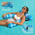 2-Pack Adult Pool Float Chairs – Inflatable Loungers with Mesh Seat 🏖️