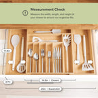 Drawer Organizer for Kitchen, Bathroom & Office – Silverware, Utensil, Makeup & Desk Storage Trays