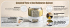 🌾Summer limited-time offer: Buy one, get one free🌾Grain Storage Container Dispenser