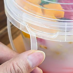 Clear Plastic Cups with Lids & Straws – Sturdy, Reusable & Leak-Proof