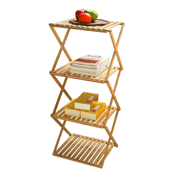 No‑Assembly Folding Bamboo Shoe Rack – Space‑Saving Storage 👟🎋