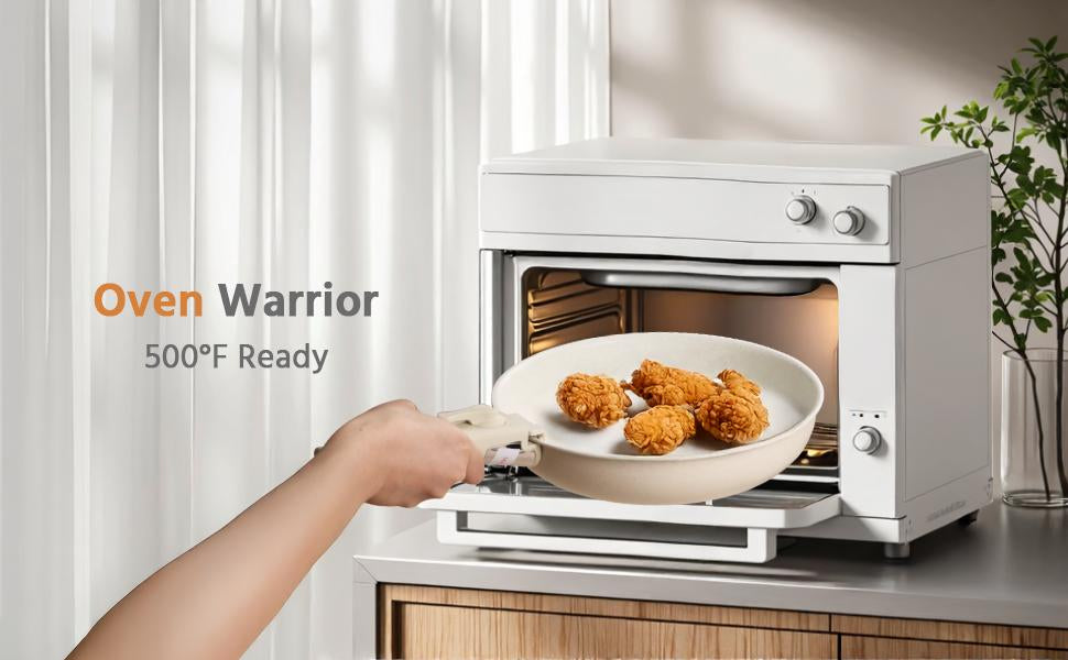 Summer Deal: 12-Piece Nonstick Pots & Pans Set with Detachable Handle - Induction, Oven & Dishwasher Safe