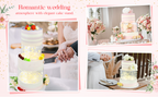 Set of 3 Acrylic Cake Stands – Stackable &Fillable 🍰✨
