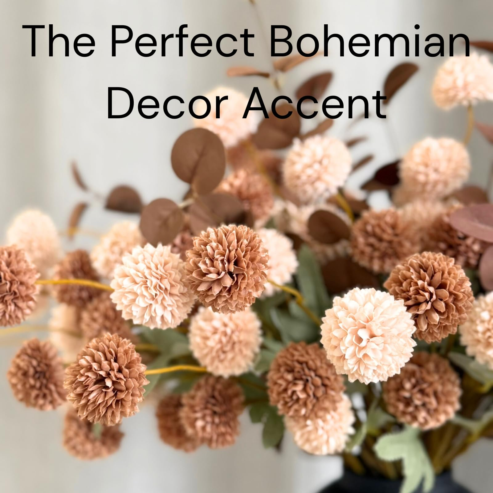 Real-Touch Silk Mum Stems – Hyper-Realistic Fall Florals 🌼🍂