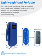 Insulin Travel Cooler Case – Temperature Display & Refrigerated Storage