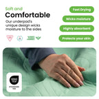 🛏️Washable Underpads – 4&8&12 Pack Heavy Absorbency Reusable Pads