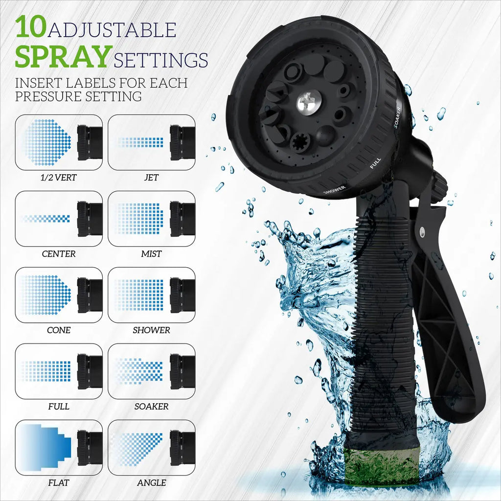Expandable Garden Hose 75/100/150FT – 4-Layer Latex Core & Brass Fittings 🌱🚿