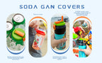 Silicone Soda Can Covers – 6-Pack with Straws 🥤✨