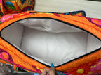 Unisex Boho Quilted Weekender Travel Bag, Lightweight & Comfortable, Hippie Design