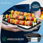 Collapsible BBQ Prep Tub with Cutting Board Lid – Foldable &Portable 🍖🧊