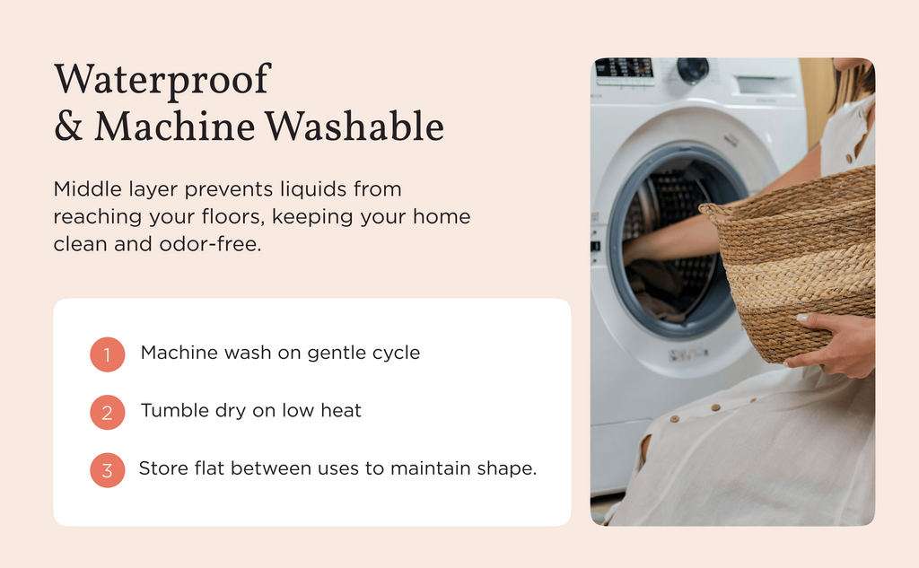 🐶FLASH SALE🐕Washable Dog Pee Pads – Waterproof, Non-Slip, Super Absorbent & Reusable