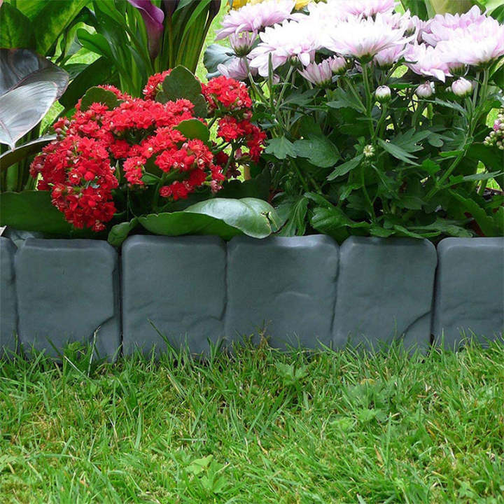 Imitation Stone Garden Edging – Flexible & Tool-Free 🌿🪨