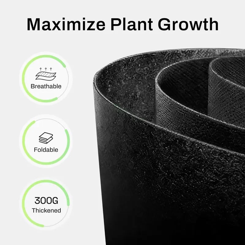 Heavy-Duty Fabric Grow Bag – Breathable & Portable with Handles 🌱