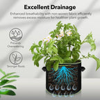 Heavy-Duty Fabric Grow Bag – Breathable & Portable with Handles 🌱