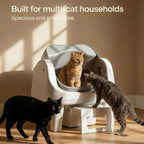 🐱Cat Gift🐱PetPivot AutoScooper 12 Lite Open Top Self Cleaning Cat Litter Box