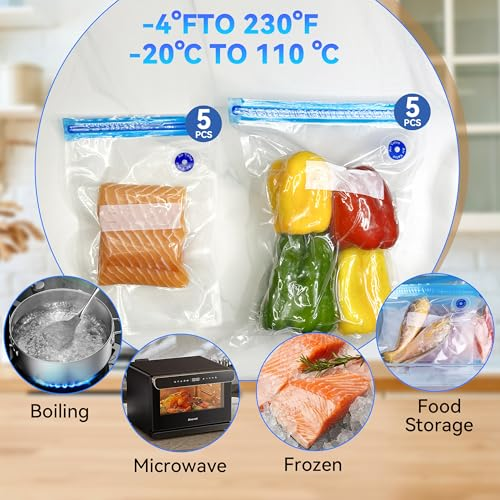 Portable Food Vacuum Sealer with 30 Bags – Keep Food Fresh On the Go