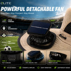 Solar Cooling Hat with Dual Fans – Wide Brim & USB Rechargeable 🌞🧢