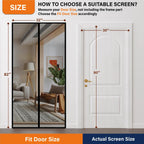 Magnetic Screen Door – Self‑Adhesive, 62″×80″, No Tools 🚪🪲🦟