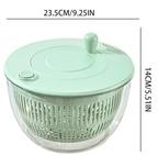 Salad Spinner & Chopper – Wash, Spin, Slice &Serve in One Bowl 🥗✨