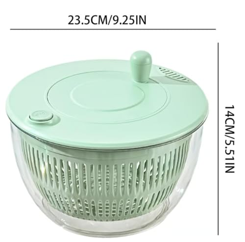 Salad Spinner & Chopper – Wash, Spin, Slice &Serve in One Bowl 🥗✨