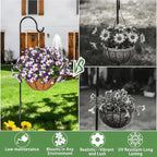 🌺🌺Artificial Silk Spring Flowers Hanging Basket for Outdoor Indoor