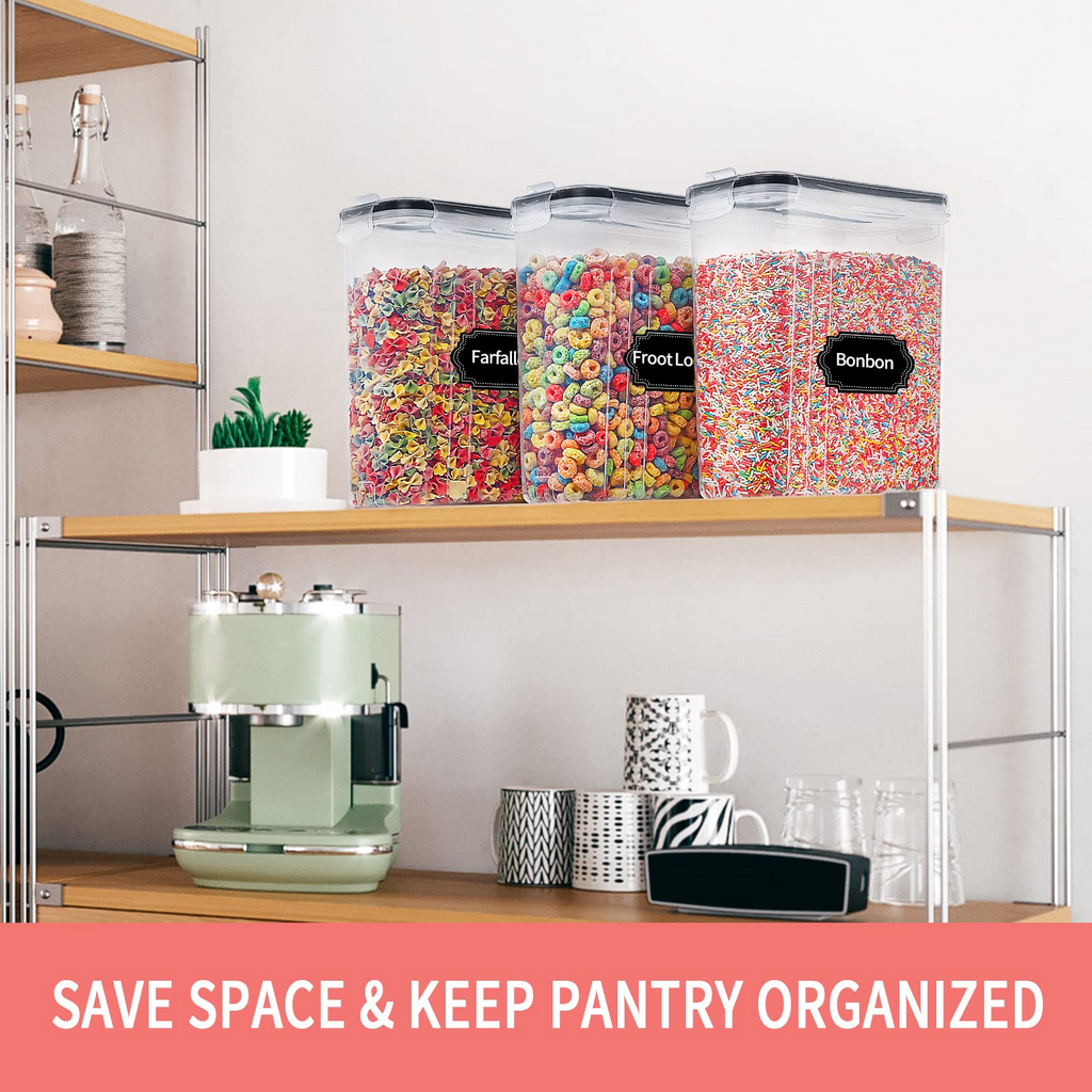 30-Pack Airtight Pantry Containers – Stackable Food Storage Set 🥫🗂️