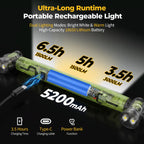 3000LM Under‑Hood Work Light Bar – Magnetic, Rechargeable, 5200mAh 🔧💡