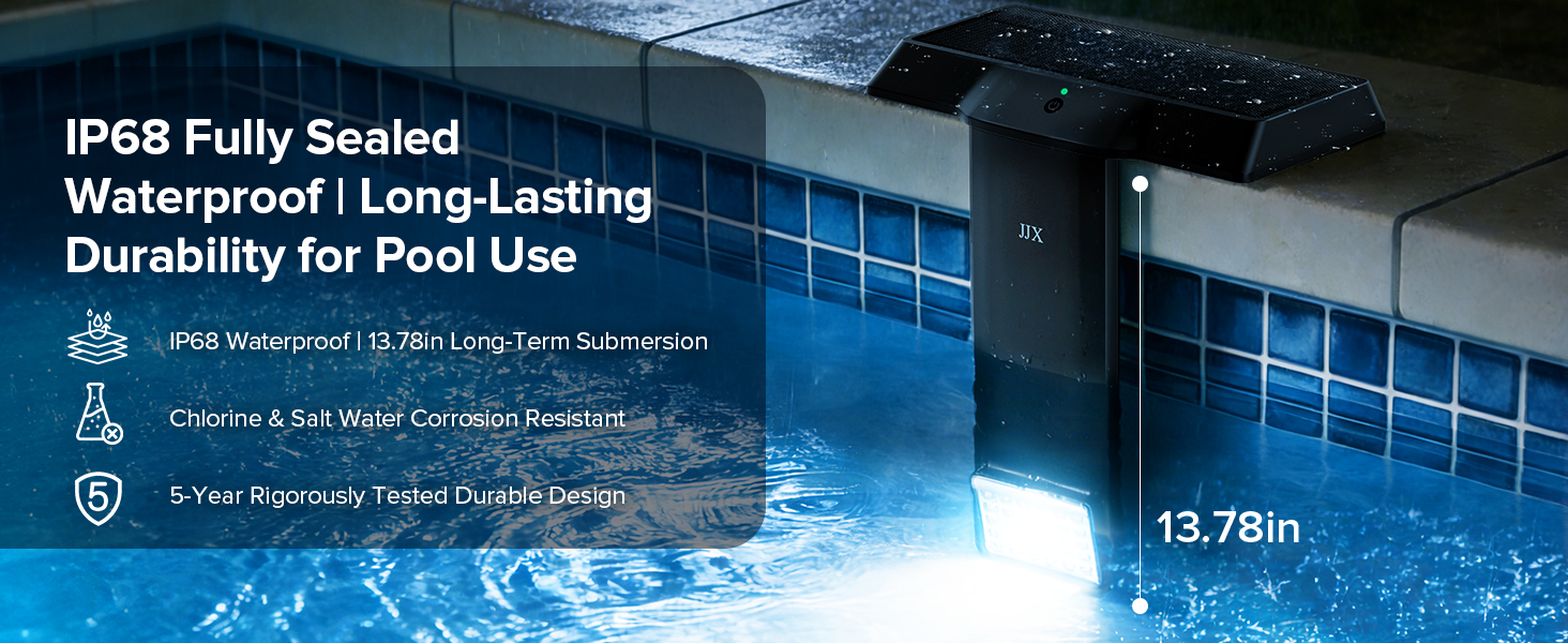 Solar Pool Light with Remote – Waterproof Submersible RGB Lighting for Pools