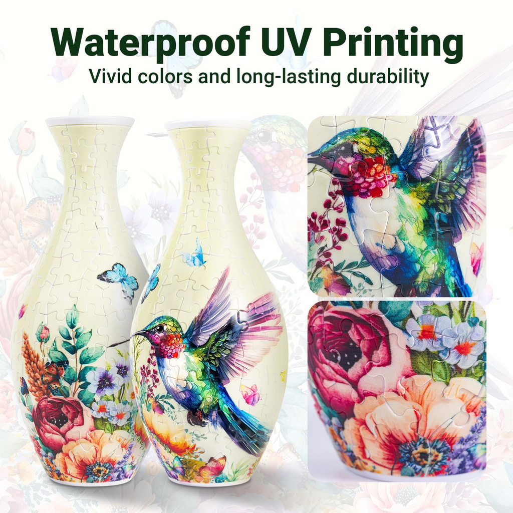 3D Puzzle Vase – Build-It-Yourself Acrylic Flower Vase 🧩🏺
