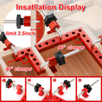 90° Corner Clamp Set – Aluminum Alloy Right Angle Clamps 📐🔩