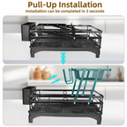 Foldable Dish Drying Rack with Pull‑Out Tray 🍽️🔄