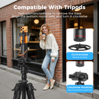 Auto Tracking Tripod with Gesture Control – 360° Rotating Phone Stand for Vlog & Live Streaming