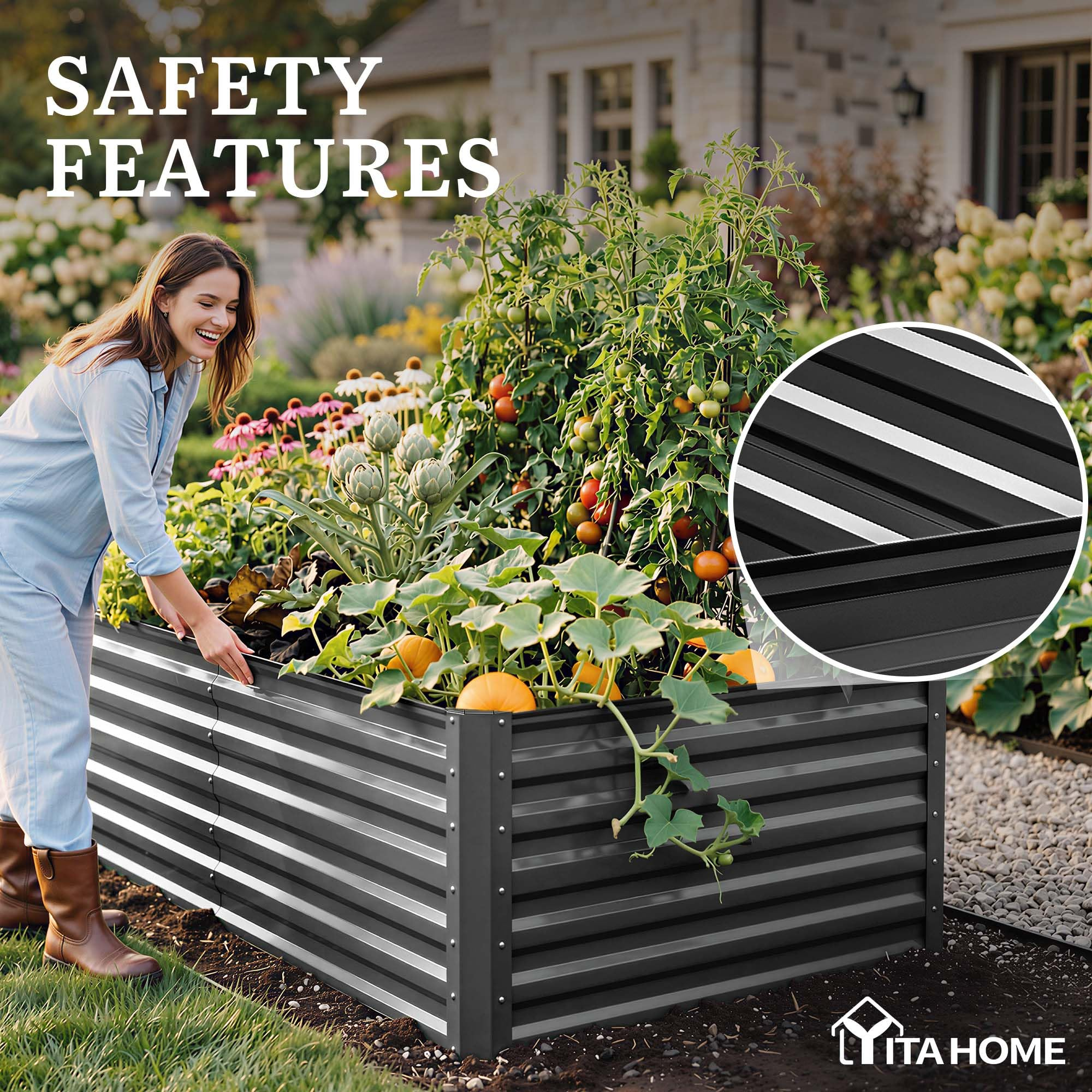 Raised Garden Bed Kit (with Gloves & Tension Bar)   🌱🛠️
