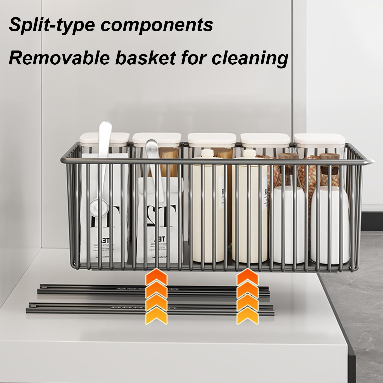Under Sink Organizer with Sliding Drawer – 16" Deep Shelf 🚪🗂️