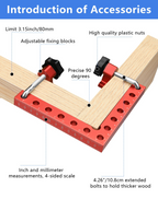 90° Corner Clamp Set – Aluminum Alloy Right Angle Clamps 📐🔩