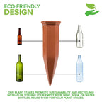 Self‑Watering Terracotta Plant Stakes – 10‑Pack Bottle Drip Spikes 🌱💧